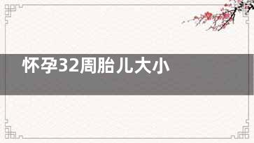 怀孕32周胎儿大小 怀孕32周来自胎儿大小正常吗
